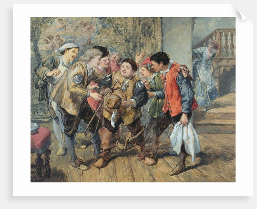 Grumio Announcing the Approach of Petrucchio, 1864 by John Gilbert