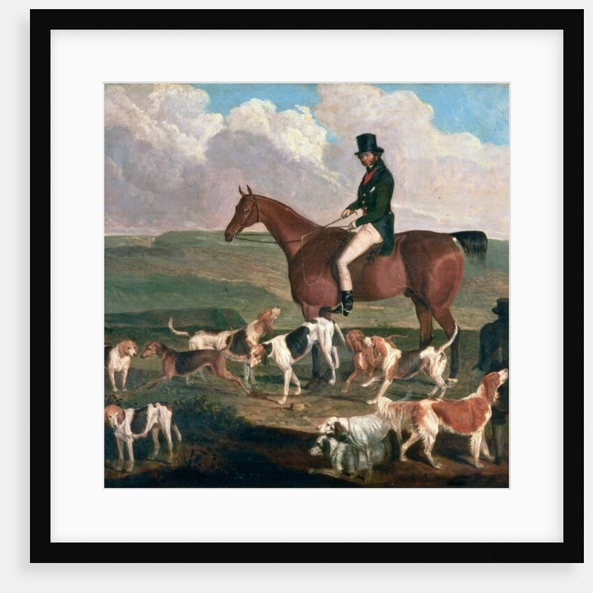 Tom Llewelyn Brewer on his Horse, 'The Doctor', c.1845 by James Flewitt Mullock