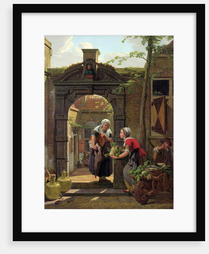 The Market Woman by Abraham van Strij