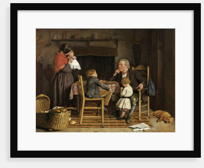 The Draughts Players, 1859 by Joseph Clark