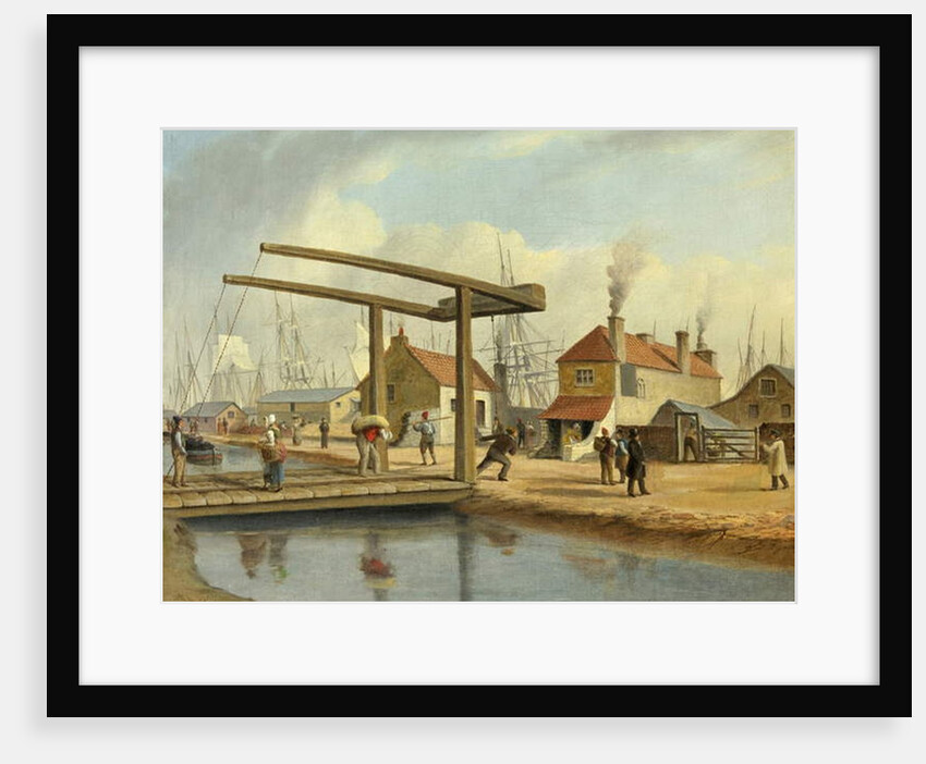 The Monmouthshire Canal at Newport, 1800-1850 by Joseph Walter