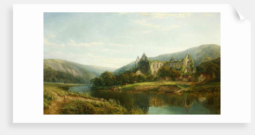 Tintern Abbey, 1861 by Henry Jutsum