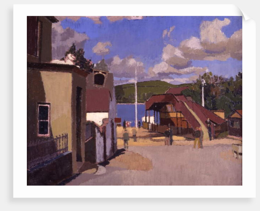 Ferryside Station by Edward Morland Lewis