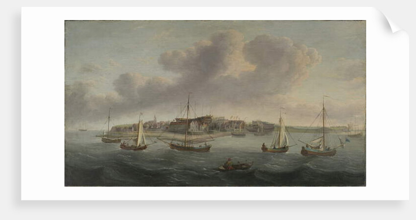 View of a Seaport, 1760 by American School