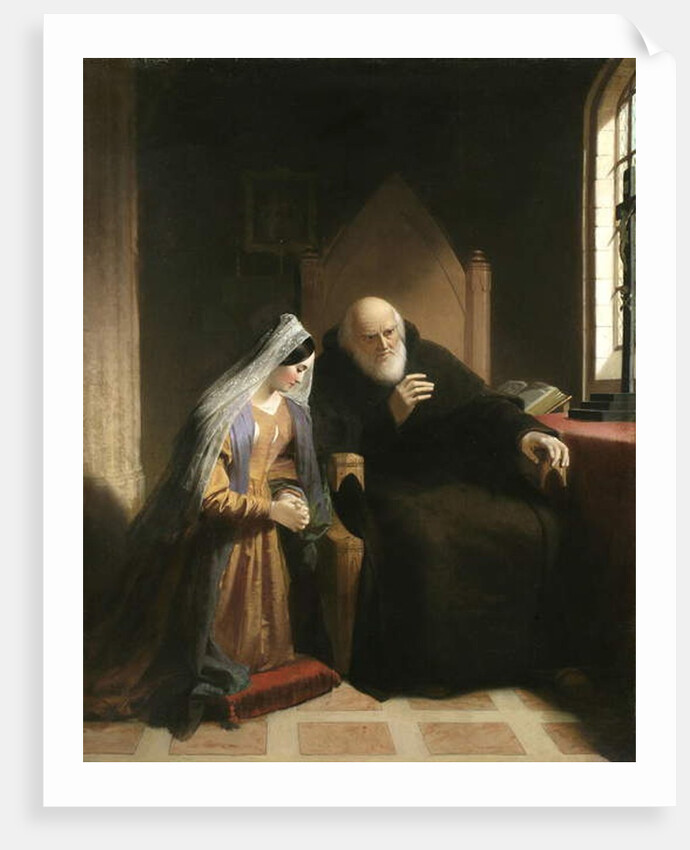 The Confessional, 1847 by William Edward West