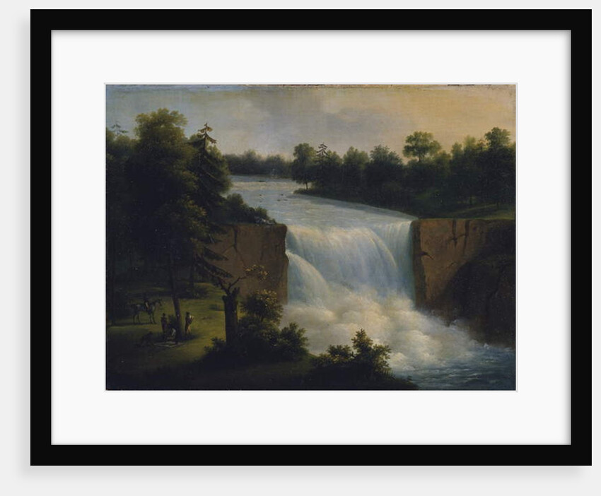View of Genessee Falls, Rochester, New York, in 1797, 1823 by Duc de Montpensier
