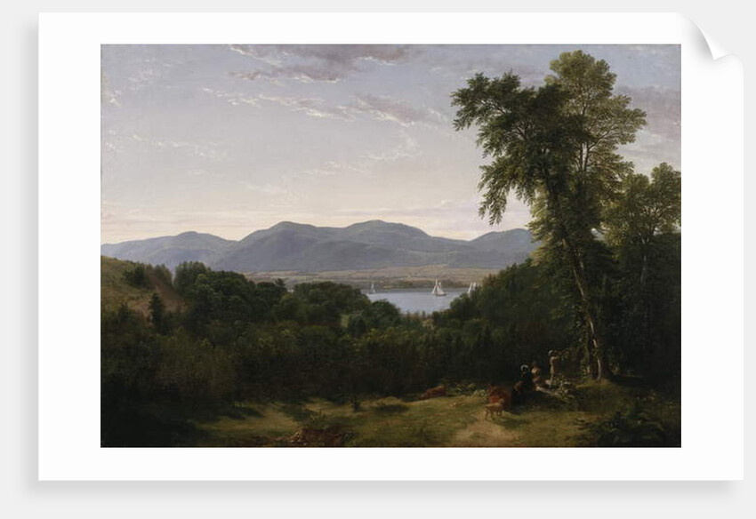 Beacon Hills on the Hudson River, 1852 by Asher Brown Durand