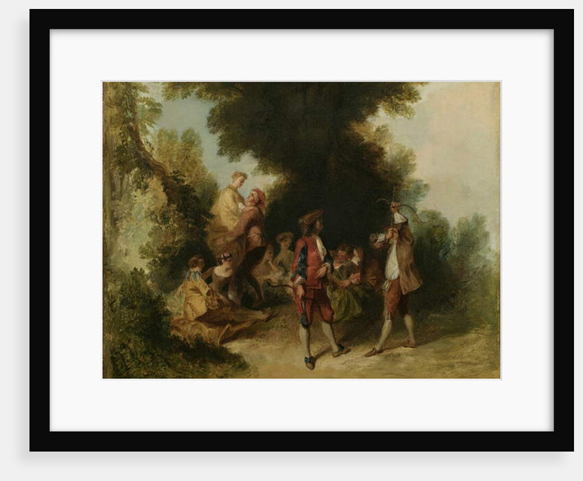 Manhood, after Nicholas Lancret, 1840 by Asher Brown Durand