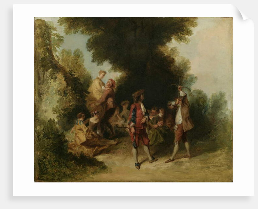 Manhood, after Nicholas Lancret, 1840 by Asher Brown Durand