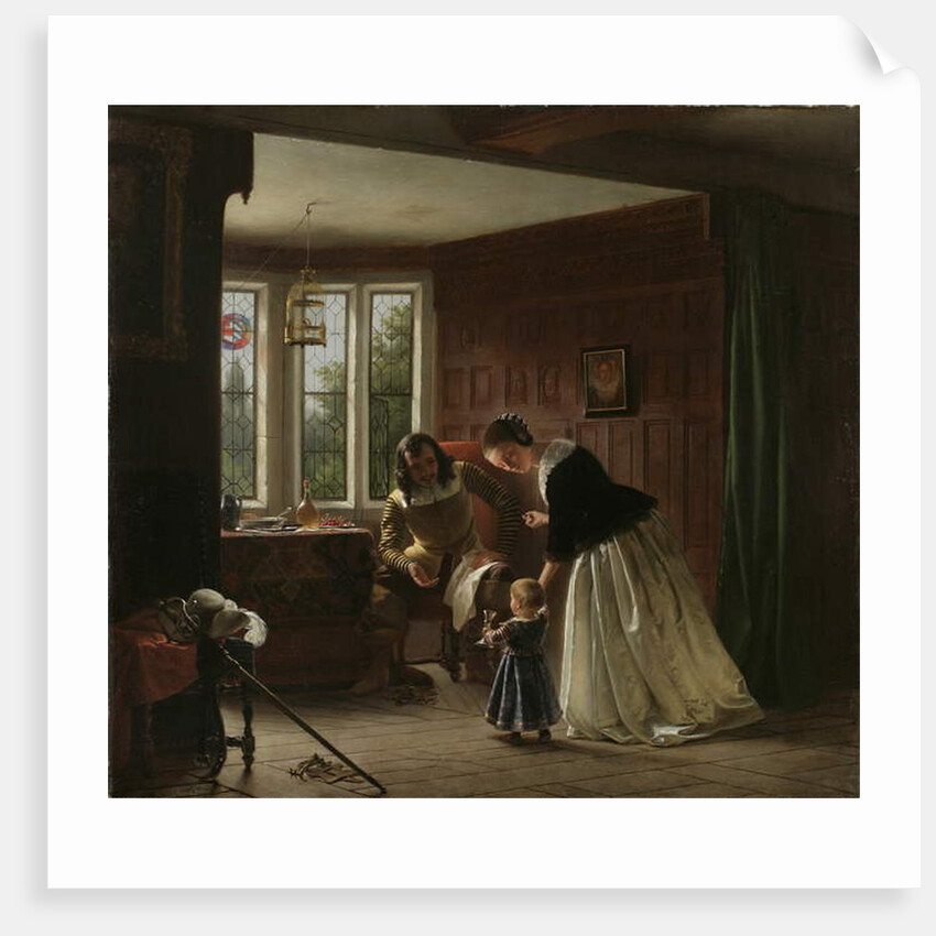 The Cavalier's Return, 1847 by Richard Caton Woodville