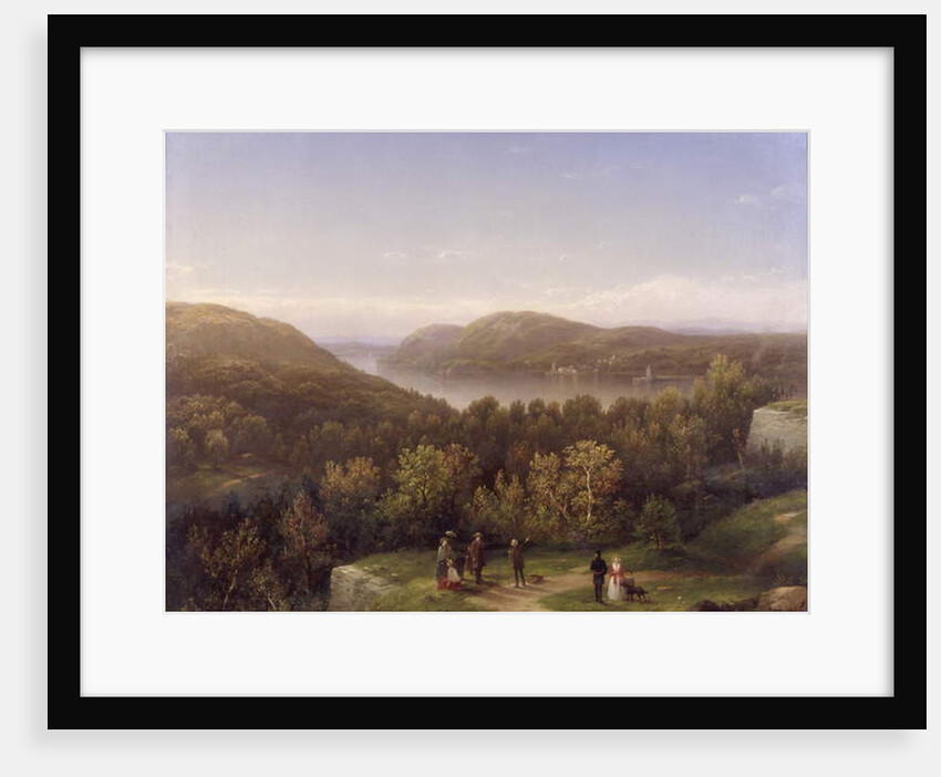 Hudson River Valley from Fort Putnam, West Point, 1855 by George Henry Boughton