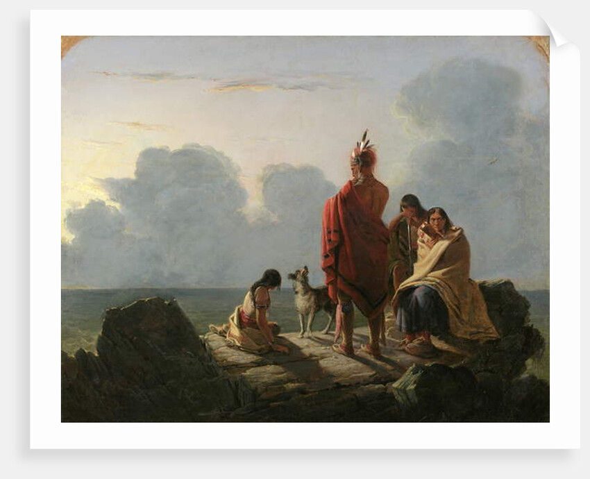 The Last of the Race, 1847 by Tompkins Harrison Matteson