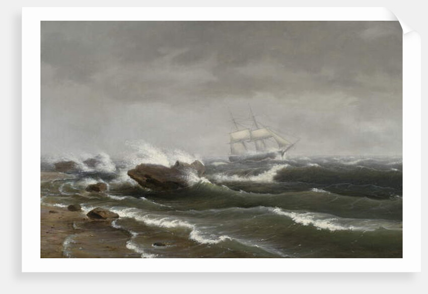 Ship in a Storm, 1841 by Thomas Birch