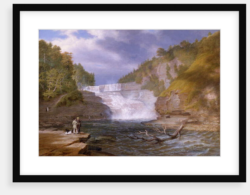 Trenton High Falls, 1835 by William James Bennett