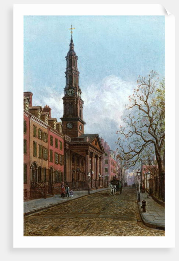 St. John's Church, Varick Street, New York, 1914 by Edward Lamson Henry
