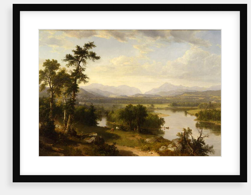 White Mountain Scenery, Franconia Notch, N.H., 1857 by Asher Brown Durand