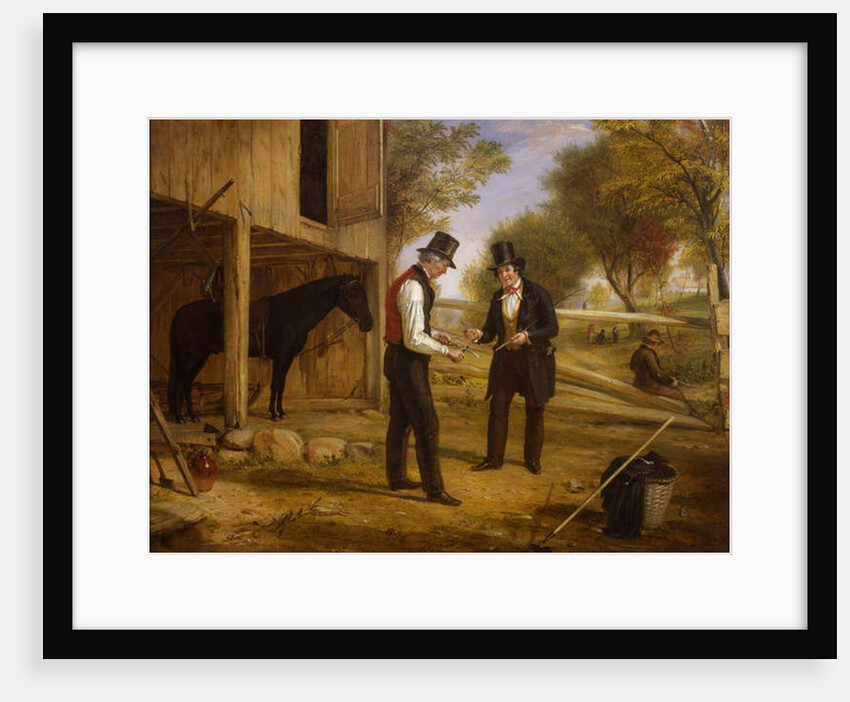 Coming to the Point, a sequel to Bargaining for a Horse, 1854 by William Sidney Mount