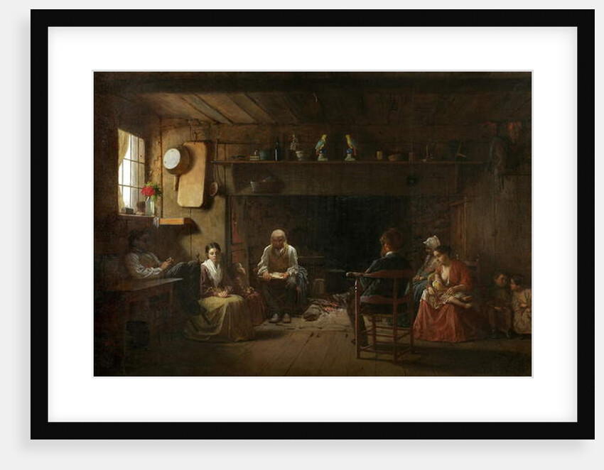 Sunday Morning, 1866 by Eastman Johnson