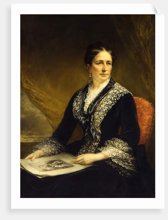 Portrait of Mary McCrea Stuart/ Mrs. Robert Leighton Stuart, ca. 1840-1885 by Daniel Huntington