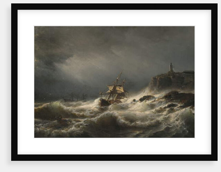 Wreck on the Isle of Jersey, 1862 by Mauritz Frederik Hendrik De Haas