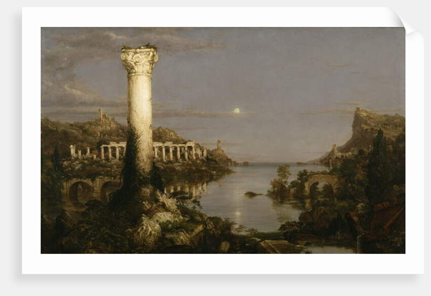 The Course of Empire: Desolation, 1836 by Thomas Cole