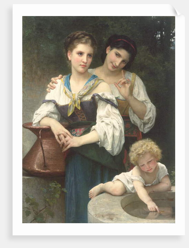 The Secret, 1876 by William-Adolphe Bouguereau