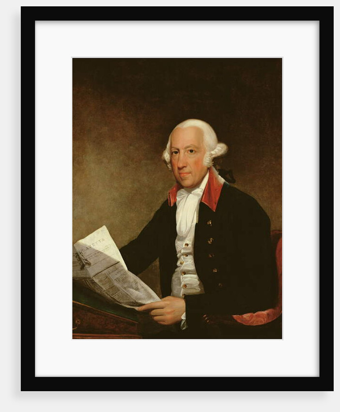 Portrait of James Rivington after a painting by Gilbert Stuart, 1806 by Ezra Ames
