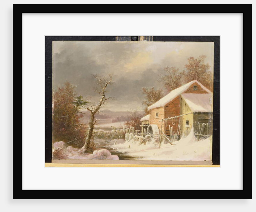 Old Mill in Winter, 1861 by George Henry Durrie