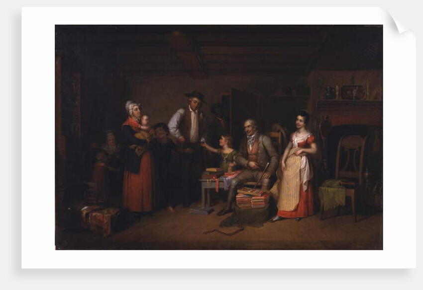 The Pedlar displaying his wares, 1836 by Asher Brown Durand