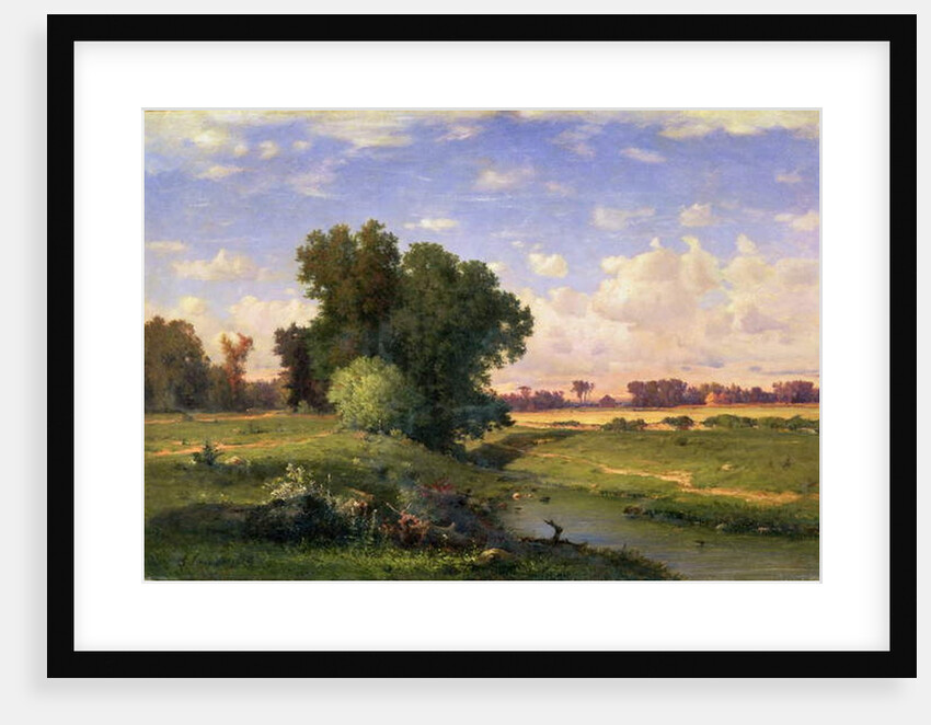Hackensack Meadows, Sunset, 1859 by George Snr. Inness