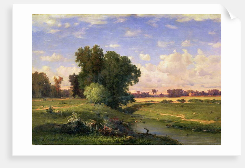 Hackensack Meadows, Sunset, 1859 by George Snr. Inness