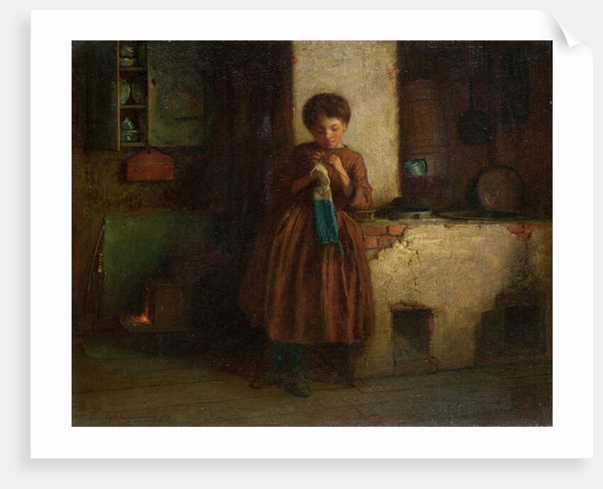 Knitting for the Soldiers, 1861 by Eastman Johnson