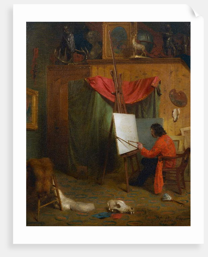 Self Portrait in the Studio by William Holbrook Beard