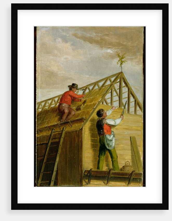 Barn Builders, 1836 by Asher Brown Durand