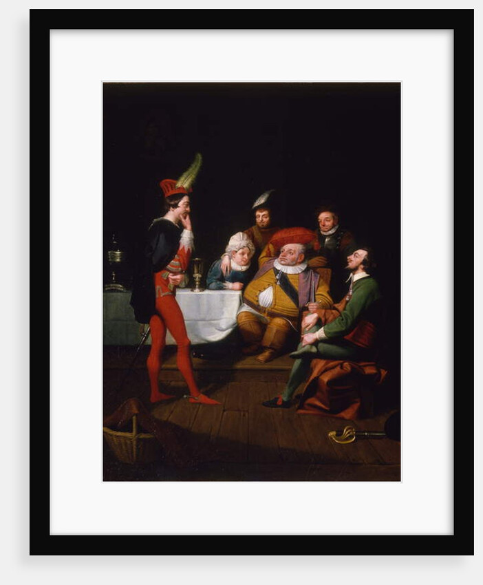 Falstaff Enacting Henry IV, c.1834 by George Whiting Flagg