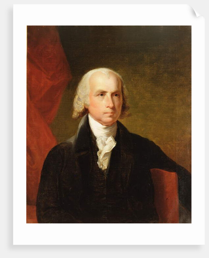James Madison, 1835 after the original by Gilbert Stuart by Asher Brown Durand