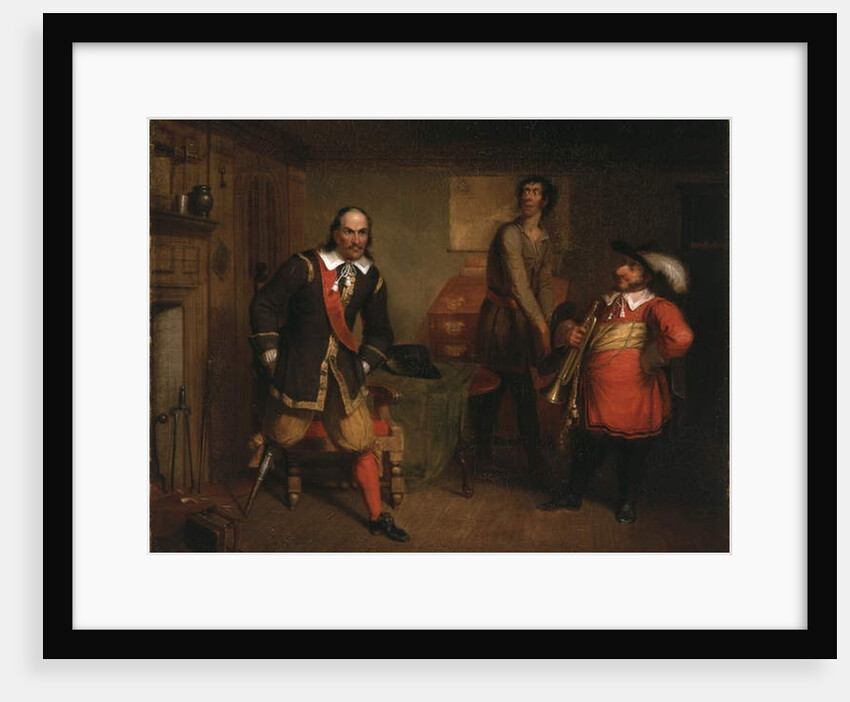 Peter Stuyvesant and the Trumpeter, 1835 by Asher Brown Durand