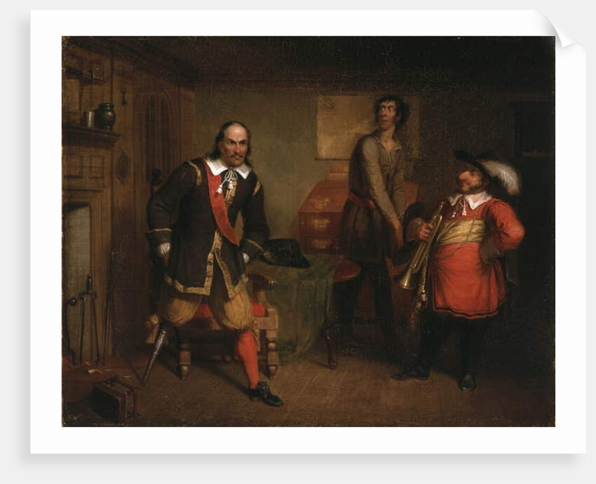 Peter Stuyvesant and the Trumpeter, 1835 by Asher Brown Durand