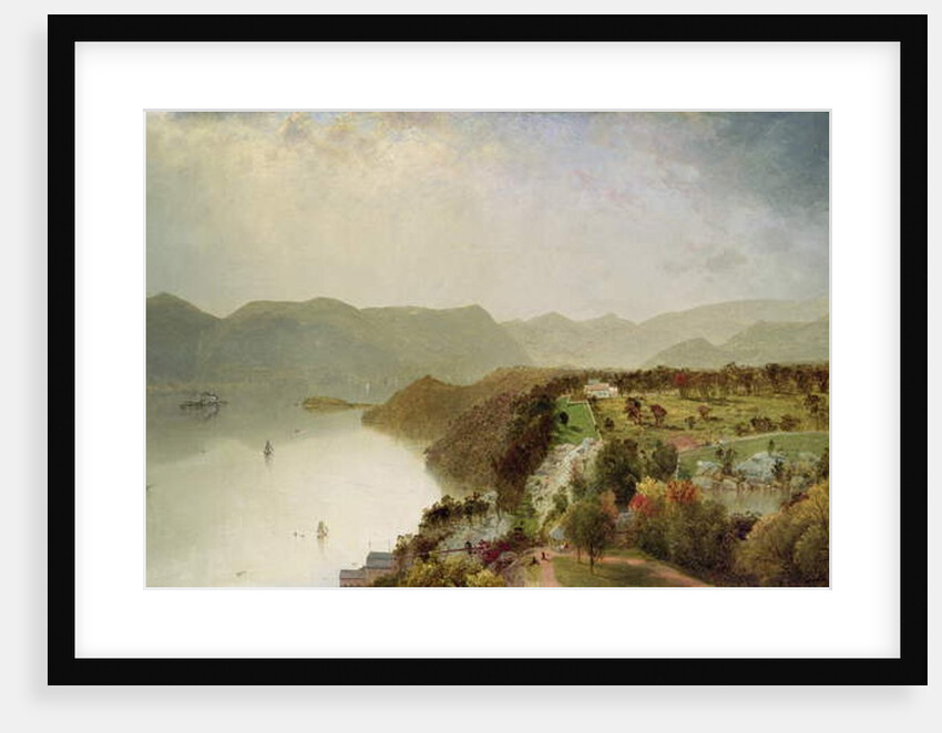 View of Cozzen's Hotel Near West Point, NY, 1863 by John Frederick Kensett