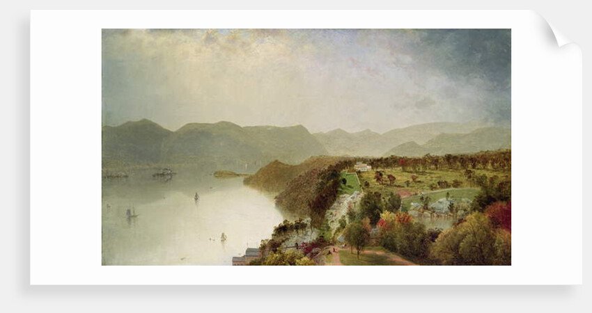 View of Cozzen's Hotel Near West Point, NY, 1863 by John Frederick Kensett