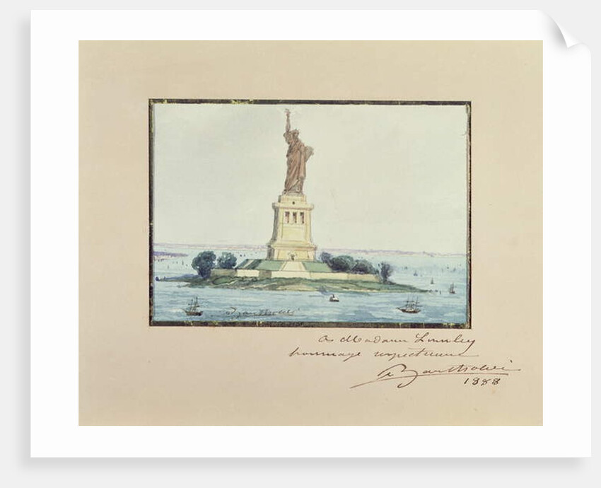 Statue of Liberty, Beldoe Island, New York City, 1888 by Frederic Auguste Bartholdi