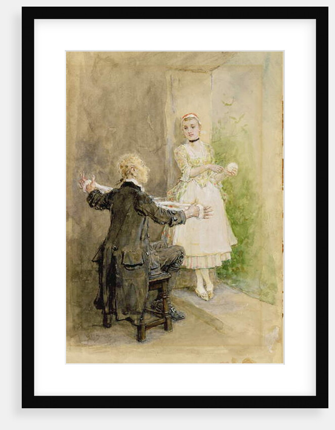 Ichabod Crane and Katrin Van Tassel, c.1893 by George Henry Boughton