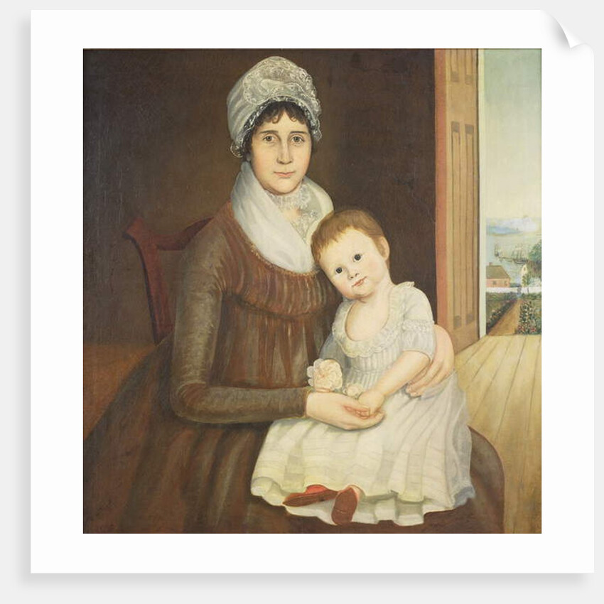 Mrs. Daniel Truman and Child, c.1798-1810 by Reuben Moulthrop