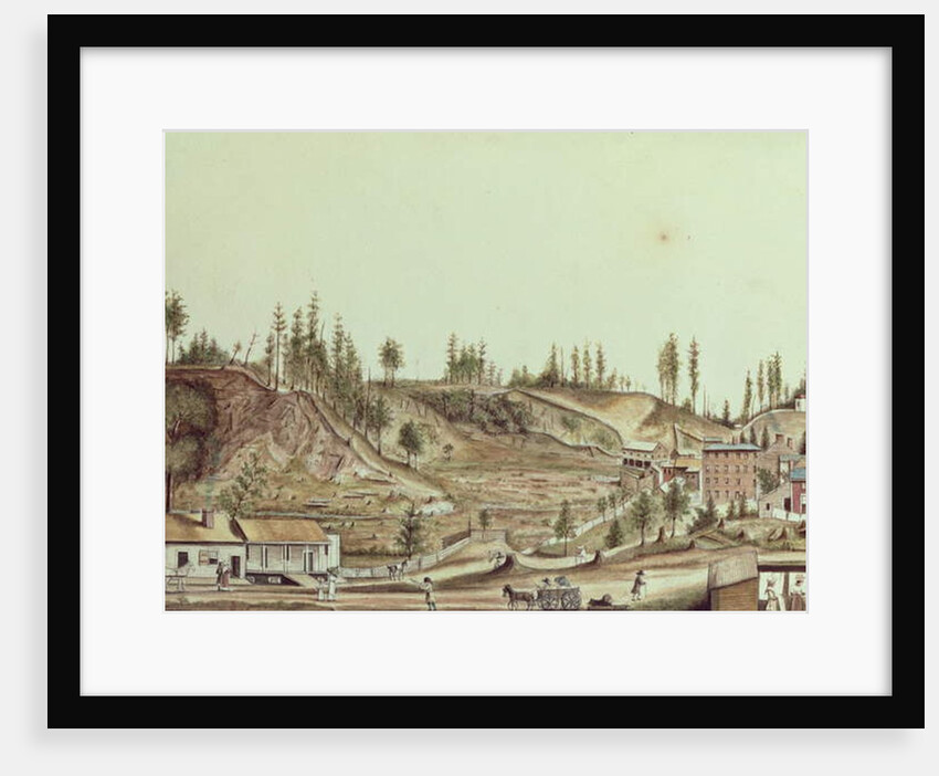 Ballston Spring, New York, 1807 by Anne Marguerite Hyde de Neuville