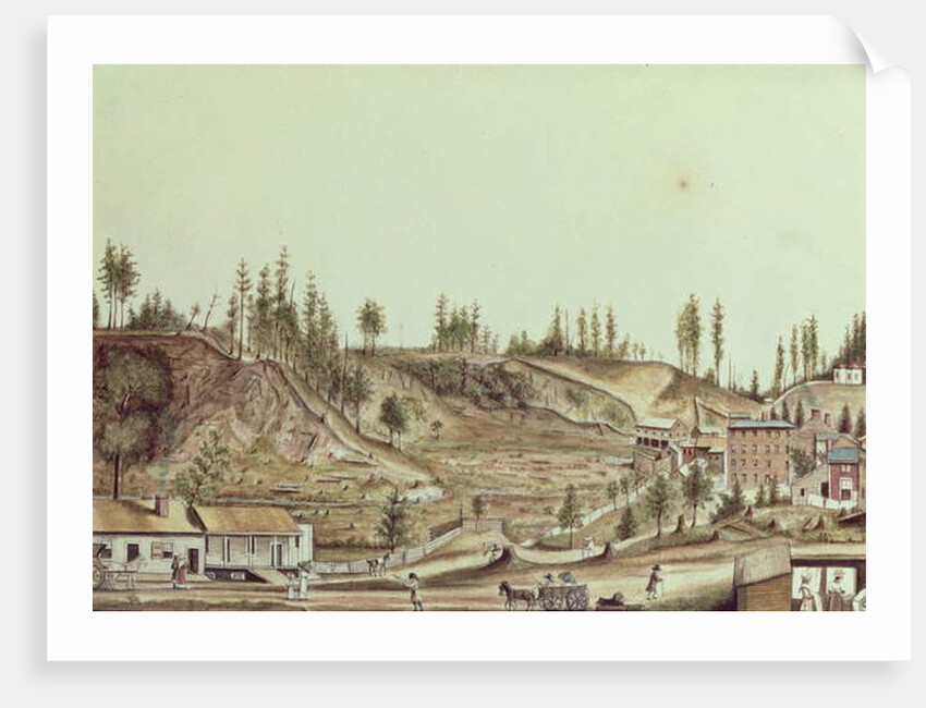 Ballston Spring, New York, 1807 by Anne Marguerite Hyde de Neuville