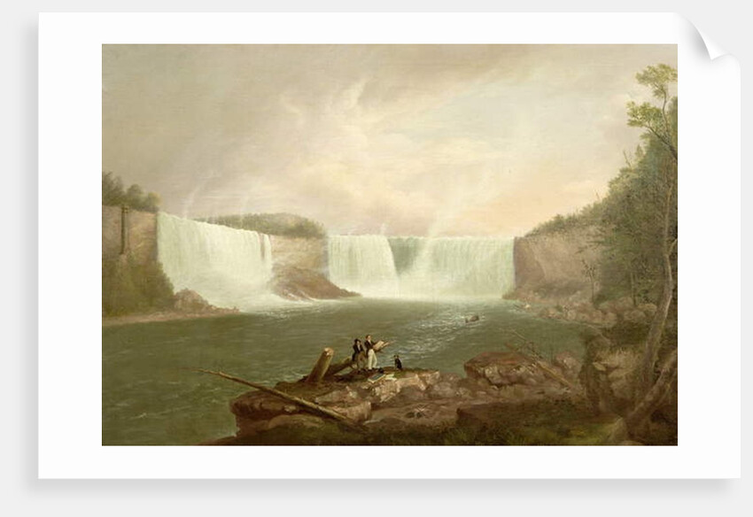 Niagara: The American Falls, c.1821 by Alvan Fisher