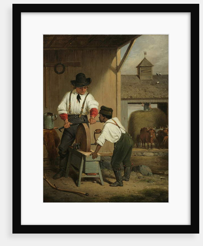 The Scythe Grinder, 1856 by Francis William Edmonds