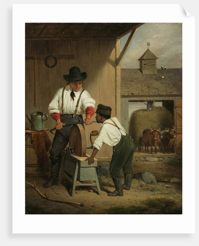 The Scythe Grinder, 1856 by Francis William Edmonds