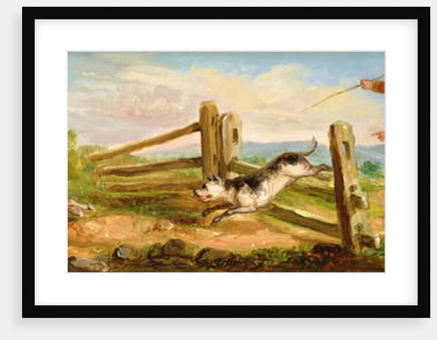 Boy Chasing a Pig, 1836 by Asher Brown Durand