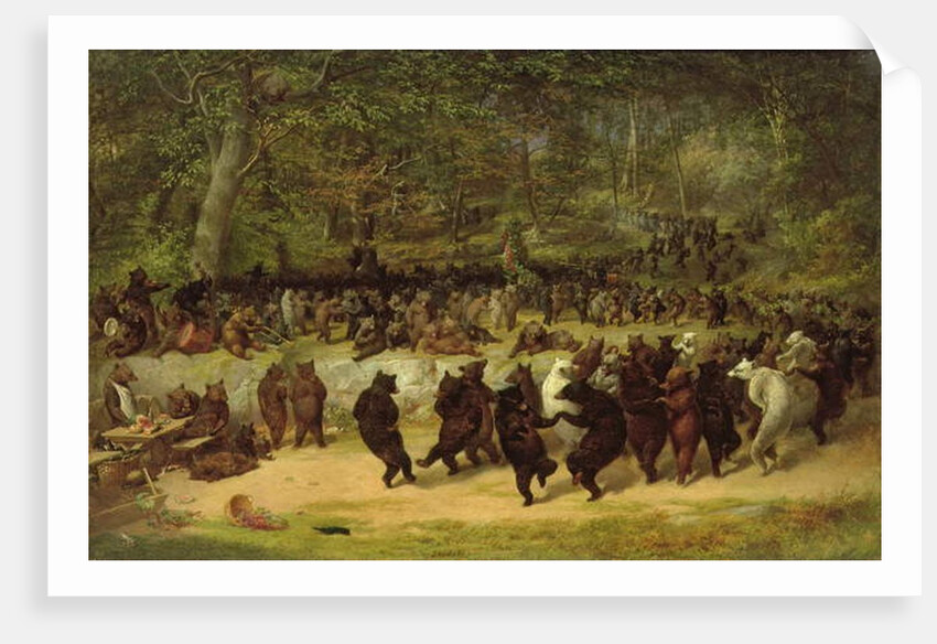 The Bear Dance, c.1850 by William Holbrook Beard